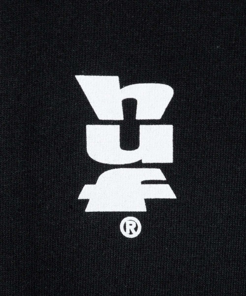 HUF(ハフ)の「HUF MEGABLAST L/S TEE ハフ メガブラスト 長袖 プリント Tシャツ(Tシャツ/カットソー・メンズ・ブラック/ホワイト・MEDIUM/SMALL/LARGE/X-LARGE)」の9枚目の写真