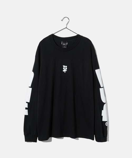HUF(ハフ)の「HUF MEGABLAST L/S TEE ハフ メガブラスト 長袖 プリント Tシャツ(Tシャツ/カットソー・メンズ・ブラック/ホワイト・MEDIUM/SMALL/LARGE/X-LARGE)」の17枚目の写真
