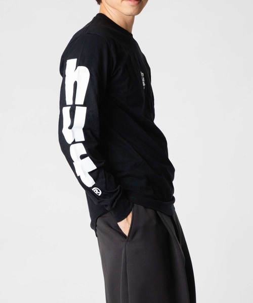 HUF(ハフ)の「HUF MEGABLAST L/S TEE ハフ メガブラスト 長袖 プリント Tシャツ(Tシャツ/カットソー・メンズ・ブラック/ホワイト・MEDIUM/SMALL/LARGE/X-LARGE)」の14枚目の写真
