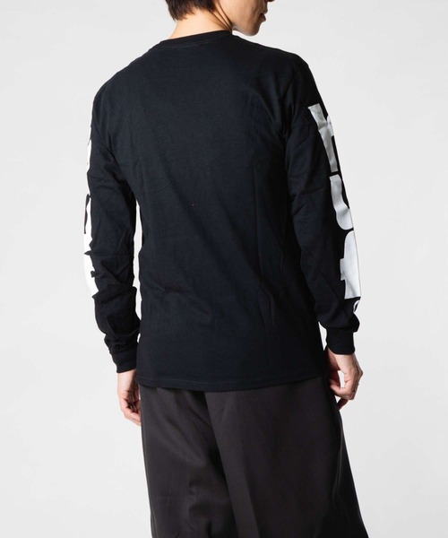 HUF(ハフ)の「HUF MEGABLAST L/S TEE ハフ メガブラスト 長袖 プリント Tシャツ(Tシャツ/カットソー・メンズ・ブラック/ホワイト・MEDIUM/SMALL/LARGE/X-LARGE)」の16枚目の写真