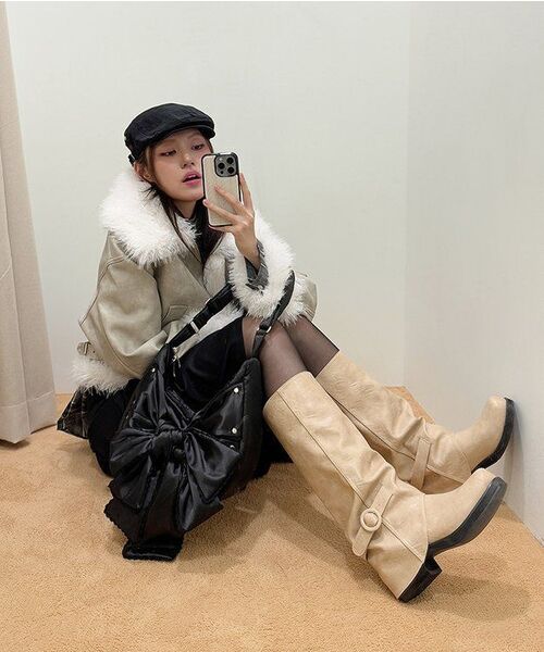 NICK&NICOLE(ニックアンドニコール)の「WESTERN TWO POCKET CHECK SHIRTS_BLACK(シャツ/ブラウス・レディース・その他・FREE)」の4枚目の写真