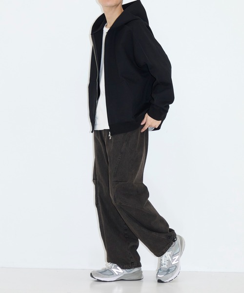 CITY TOKYO/シティートーキョー】スウェットショートジップフーディ