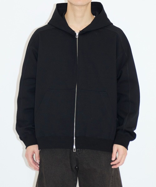 CITY TOKYO/シティートーキョー】スウェットショートジップフーディ