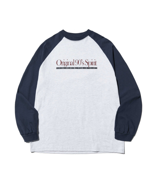 1993STUDIO(1993スタジオ)の「オリジナルラグランロングスリーブ_グレー(Tシャツ/カットソー・レディース・その他・FREE)」の1枚目の写真