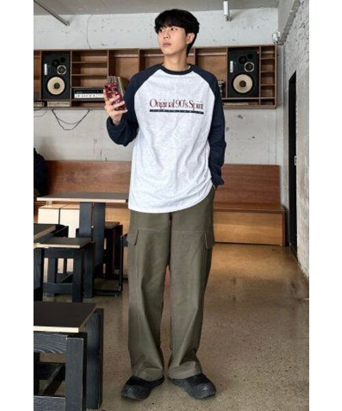 1993STUDIO(1993スタジオ)の「オリジナルラグランロングスリーブ_グレー(Tシャツ/カットソー・レディース・その他・FREE)」の12枚目の写真