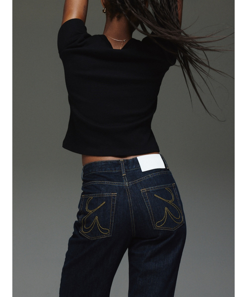 GLOWNY（グロウニ―）の「THE EMMA JEANS (DEEP BLUE)（デニムパンツ・レディース・その他・SMALL/LARGE/X-SMALL）」の7枚目の写真