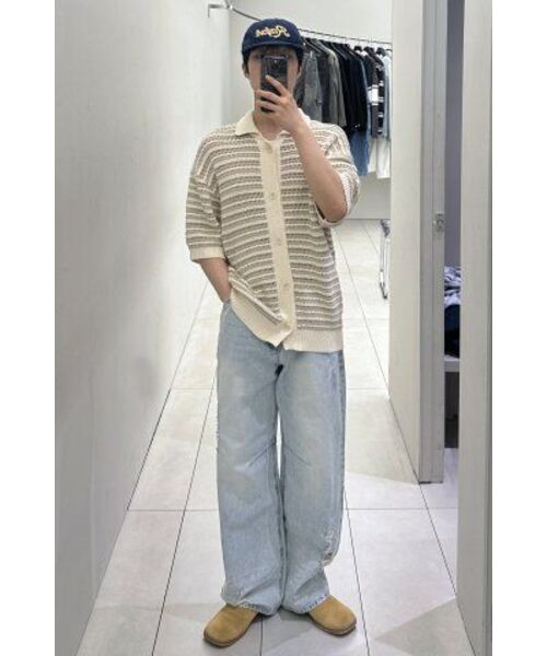 INSILENCE(インサイロンス)の「ショートスリーブカラーカーディガン ASH BEIGE(カーディガン/ボレロ・レディース・その他・MEDIUM/LARGE/SMALL)」の6枚目の写真