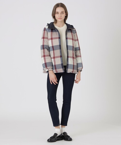 超美品 ブルーレーベルクレストブリッジ ダウンジャケット 10-25021701