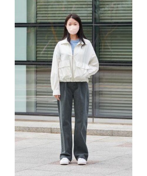 MUSINSA STANDARD WOMAN（ムシンサスタンダードウーマン）の「ウィメンズクルーネッククロップTシャツ[スカイブルー]（Tシャツ/カットソー・レディース・その他・SMALL/MEDIUM/LARGE/X-LARGE/X-SMALL）」の7枚目の写真