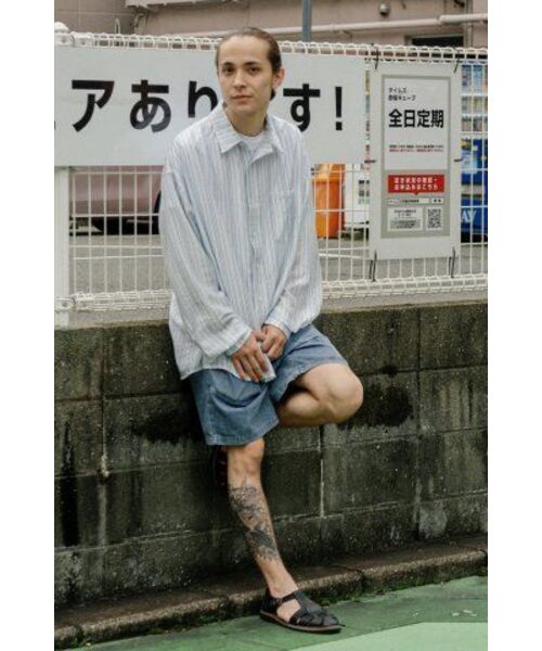PARTIMENTO（パルティメント）の「ストーンウォッシュデニムショーツブルー（その他パンツ・レディース・その他・SMALL/MEDIUM/LARGE）」の2枚目の写真