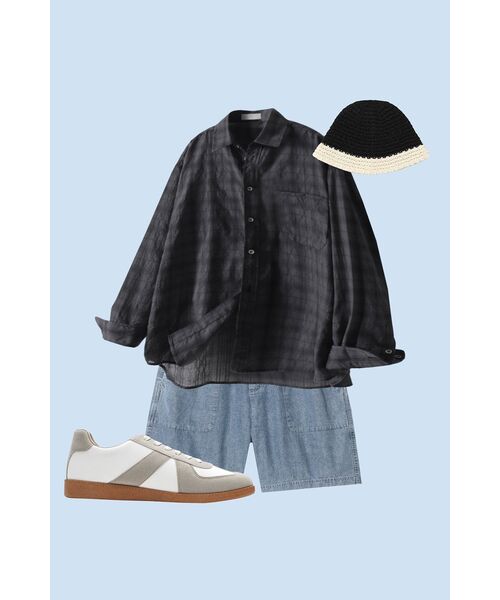 PARTIMENTO（パルティメント）の「ストーンウォッシュデニムショーツブルー（その他パンツ・レディース・その他・SMALL/MEDIUM/LARGE）」の5枚目の写真