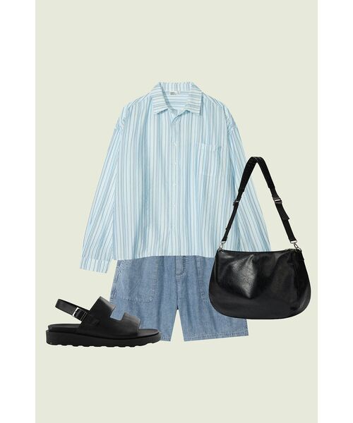 PARTIMENTO（パルティメント）の「ストーンウォッシュデニムショーツブルー（その他パンツ・レディース・その他・SMALL/MEDIUM/LARGE）」の6枚目の写真