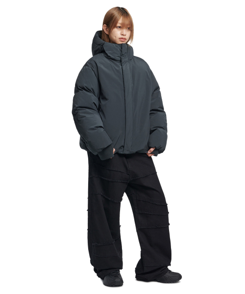 NOMANUAL(NOMANUAL)の「CLOUD SHELL DUCK DOWN - CHARCOAL(ダウンジャケット/コート・レディース・その他・X-LARGE/SMALL/MEDIUM/LARGE)」の5枚目の写真