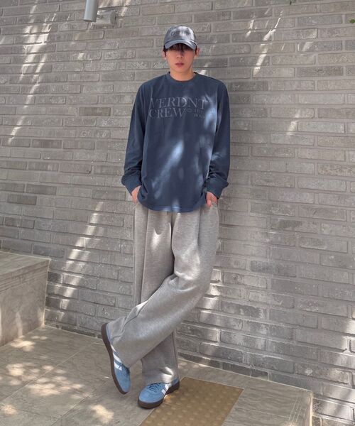 Verdnt（バーダント）の「キャンパスピグメントブロックコア長袖Tシャツ[ブルー]（Tシャツ/カットソー・レディース・ブルー・SMALL/MEDIUM/LARGE）」の10枚目の写真