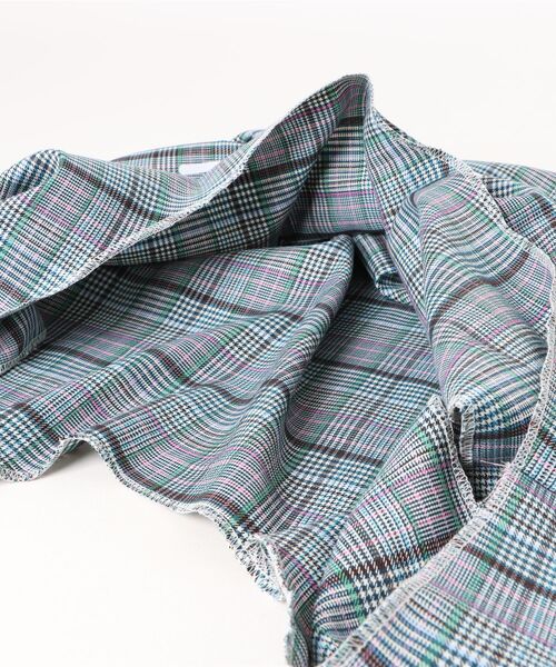 TODAY'S SPECIAL（トゥデイズスペシャル）の「【TODAY'S SPECIAL】CHECK MARCHE BAG M /618992（エコバッグ/サブバッグ・レディース・グレー/ブラウン・FREE）」の14枚目の写真