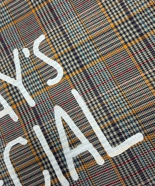 TODAY'S SPECIAL（トゥデイズスペシャル）の「【TODAY'S SPECIAL】CHECK MARCHE BAG M /618992（エコバッグ/サブバッグ・レディース・グレー/ブラウン・FREE）」の11枚目の写真