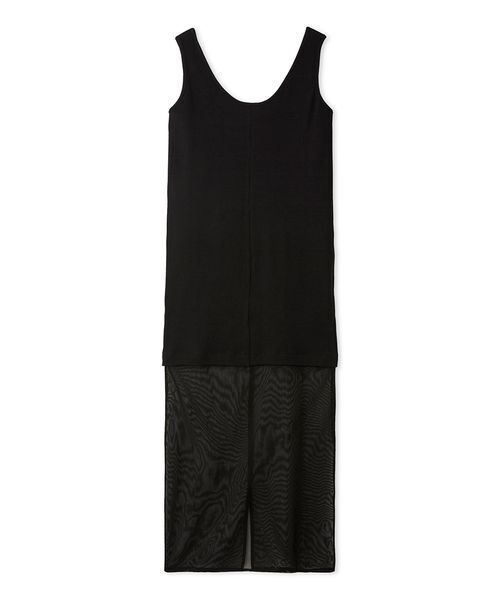 null.（ヌル）の「シアーマキシドレス（ワンピース・レディース・グレー/ブラック/ネイビー・F）」の14枚目の写真