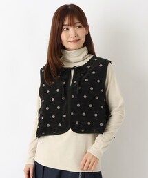 one'sterrace（ワンズテラス）の「ドットジャカードベスト（ベスト）」