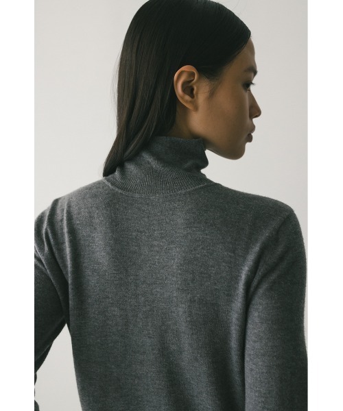 STYLEMIXER(スタイルミキサー)の「2WAYウォッシャブルハイネックオープンニット(ニット/セーター・レディース・ブラック/グレー/ホワイト/ライトカーキ・FREE)」の22枚目の写真