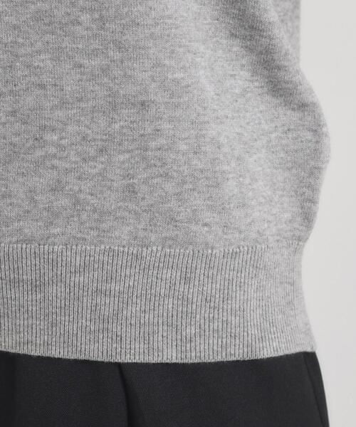 ITS'DEMO（イッツデモ）の「【手洗い可】襟付きニット（ニット/セーター・レディース・グレー/ブラック/アイボリー・00）」の21枚目の写真