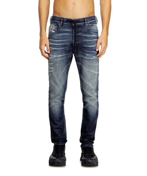 メンズ レギュラーフィットデニムパンツ ジョグジーンズ 2032 D