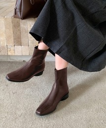 ONEP STAR（ワンピスター）の「サイドジップ付きショートブーツ（ブーツ）」