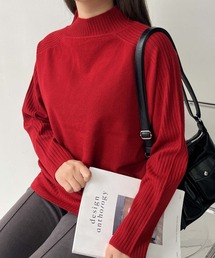 AS KNOW AS plus | ♪エポーレットショルダー もちもちニットプルオーバー(ニット/セーター)