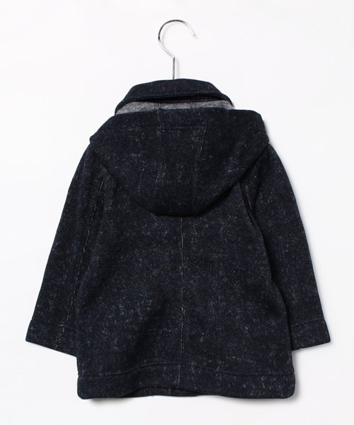 CIAOPANIC TYPY（チャオパニックティピー）の「プリントフリースショールフードコート（ブルゾン・キッズ・ネイビー/グレー/ブラウン・105/135/125/115/95）」の4枚目の写真