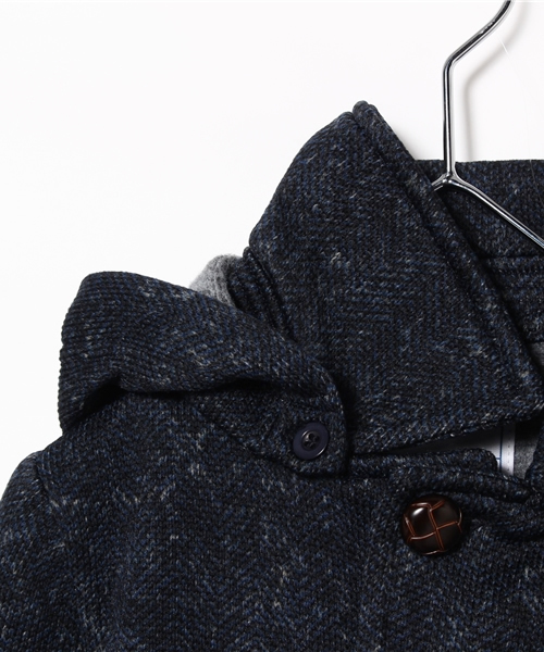 CIAOPANIC TYPY（チャオパニックティピー）の「プリントフリースショールフードコート（ブルゾン・キッズ・ネイビー/グレー/ブラウン・105/135/125/115/95）」の6枚目の写真