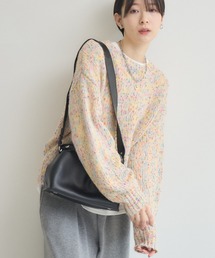 ポンポンヤーンプルオーバー