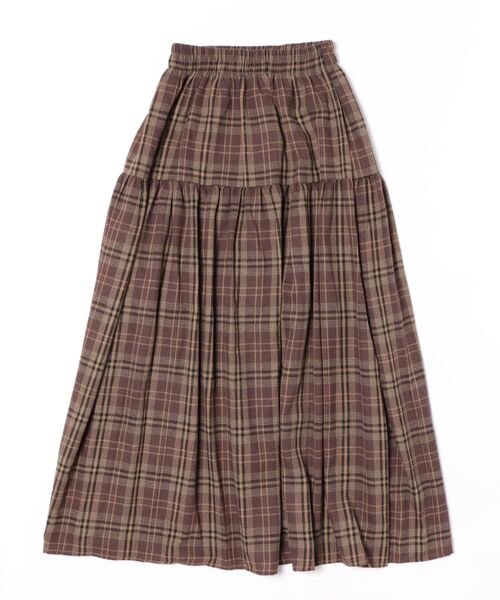 AMAIL（アマイル）の「Flare Check Skirt（スカート・レディース・ブラック/ブラウン・FREE）」の21枚目の写真