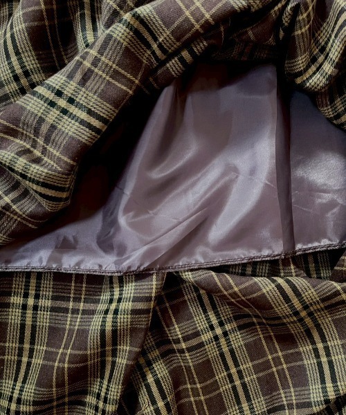 AMAIL（アマイル）の「Flare Check Skirt（スカート・レディース・ブラック/ブラウン・FREE）」の18枚目の写真