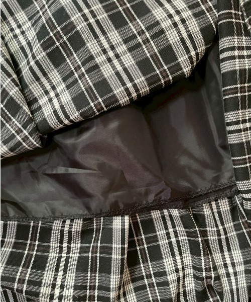 AMAIL（アマイル）の「Flare Check Skirt（スカート・レディース・ブラック/ブラウン・FREE）」の17枚目の写真