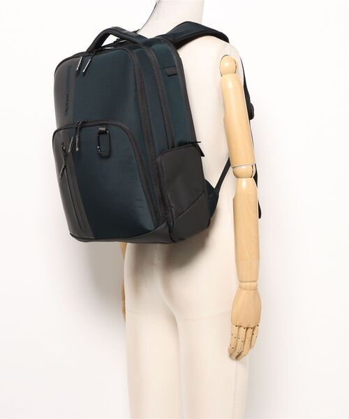 Samsonite(サムソナイト)の「【Samsonite】サムソナイト BIZ2GOBackpack 15.6" リュック(バックパック/リュック・メンズ・ダークブルー/ブラック・FREE)」の8枚目の写真