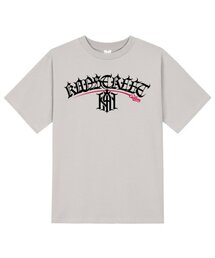 KTC0159 レタリングカンシンボル半袖Tシャツ - ベージュ
