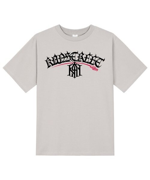 KAN6312(カン6312)の「KTC0159 レタリングカンシンボル半袖Tシャツ - ベージュ(Tシャツ/カットソー・メンズ・その他・SMALL/MEDIUM/LARGE/X-LARGE)」の1枚目の写真