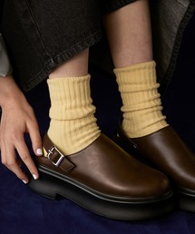 BONLECILL Marche（ボンルシールマルシェ）の「【BONLECILL Marche】ボリュームソールクロッグサボシューズ（スリッポン）」