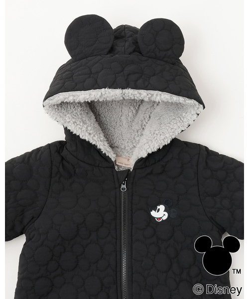 petit main（プティマイン）の「【Disney】キルティングジャンプスーツ（ロンパース・キッズ・ブラック/オフホワイト・80ｃｍ/70cm）」の22枚目の写真