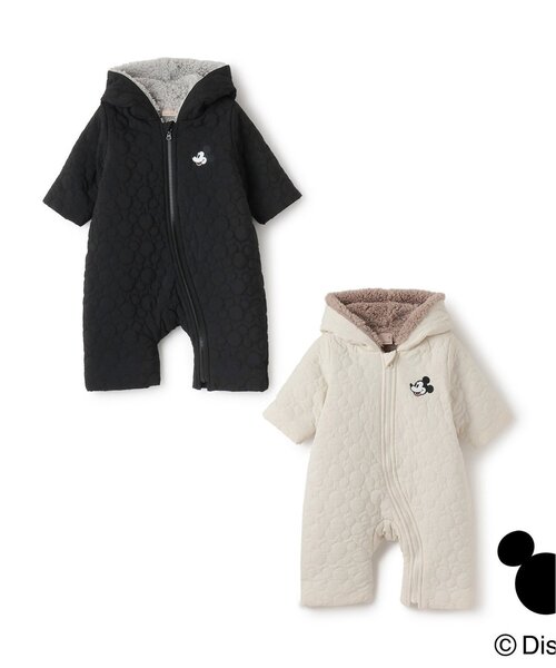 petit main（プティマイン）の「【Disney】キルティングジャンプスーツ（ロンパース・キッズ・ブラック/オフホワイト・80ｃｍ/70cm）」の7枚目の写真