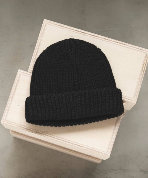 anuke（アンヌーク）の「anuke Lowgauge Knit Cap（ニットキャップ/ビーニー・レディース・ライトグレー/ブラック/ベージュ・FREE）」の9枚目の写真
