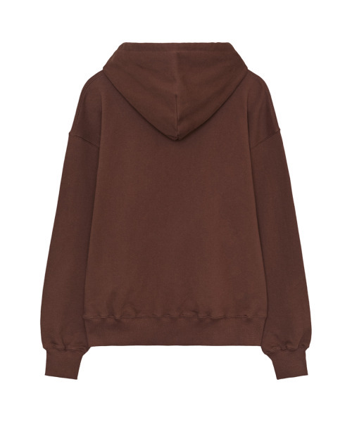 ITZAVIBE(イッザバイブ)の「RIBBON LOGO HOODIE - BROWN(パーカー・レディース・その他・LARGE/MEDIUM/SMALL)」の3枚目の写真
