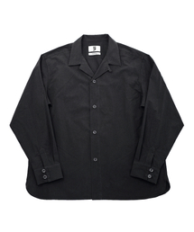 BIO-WASHED CREASE TAILORED SHIRT (Black)