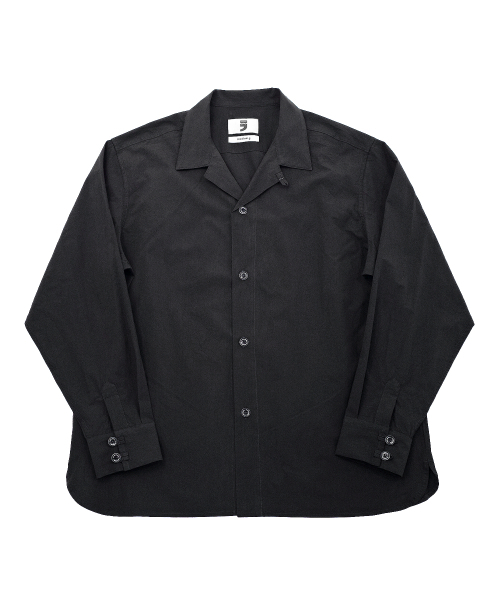 A NOTHING(アナッシング)の「BIO-WASHED CREASE TAILORED SHIRT (Black)(シャツ/ブラウス・メンズ・その他・SMALL/MEDIUM/LARGE)」の1枚目の写真