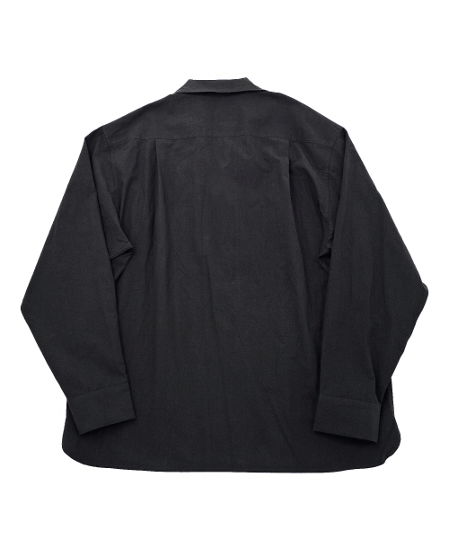 A NOTHING(アナッシング)の「BIO-WASHED CREASE TAILORED SHIRT (Black)(シャツ/ブラウス・メンズ・その他・SMALL/MEDIUM/LARGE)」の2枚目の写真