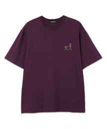 CHI CHI PARK オーバーサイズ 半袖Tシャツ (VS0098) パープル
