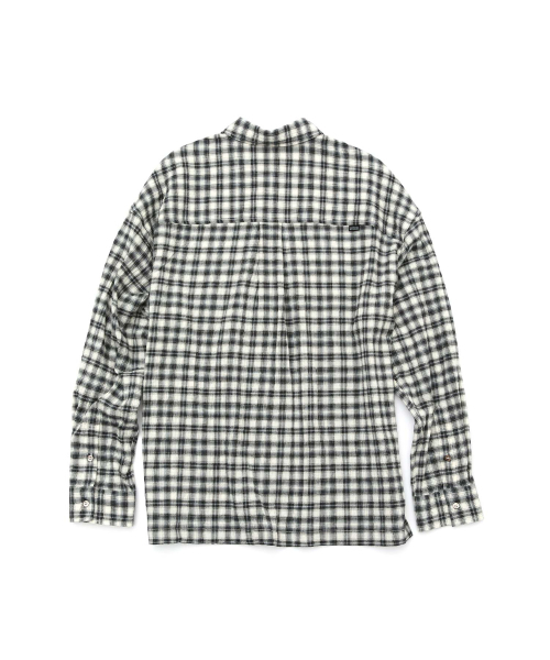 WMC(ダブリューエムシー)の「リンクルポケットチェックシャツ_BLACK(シャツ/ブラウス・メンズ・ブラック・MEDIUM/LARGE)」の3枚目の写真
