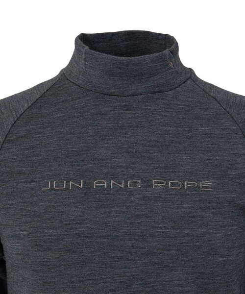 JUN&ROPE'(ジュンアンドロペ)の「【NOIR】ウールナイロン長袖ハイネックシャツ(Tシャツ/カットソー・メンズ・ブラック/グレー・M/XL/L)」の17枚目の写真