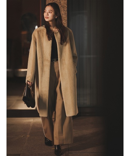 anuans(アニュアンス)の「ニットボディスーツ(ニット/セーター・レディース・ブラック/ピンクベージュ/グレー・FREE)」の15枚目の写真