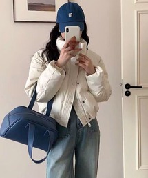 CANVAS+（キャンバスプラス）の「【CANVAS＋】スタンド中綿ジャケット（ダウンジャケット/コート）」