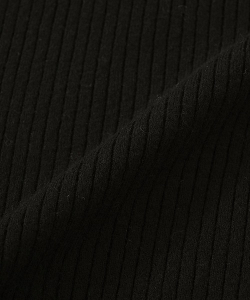 COHINA(コヒナ)の「パターンリブフレアニットワンピース 【低身長・小柄女性】(ワンピース・レディース・レッド/ブラウン/ブラック・SHORT/REGULAR)」の6枚目の写真